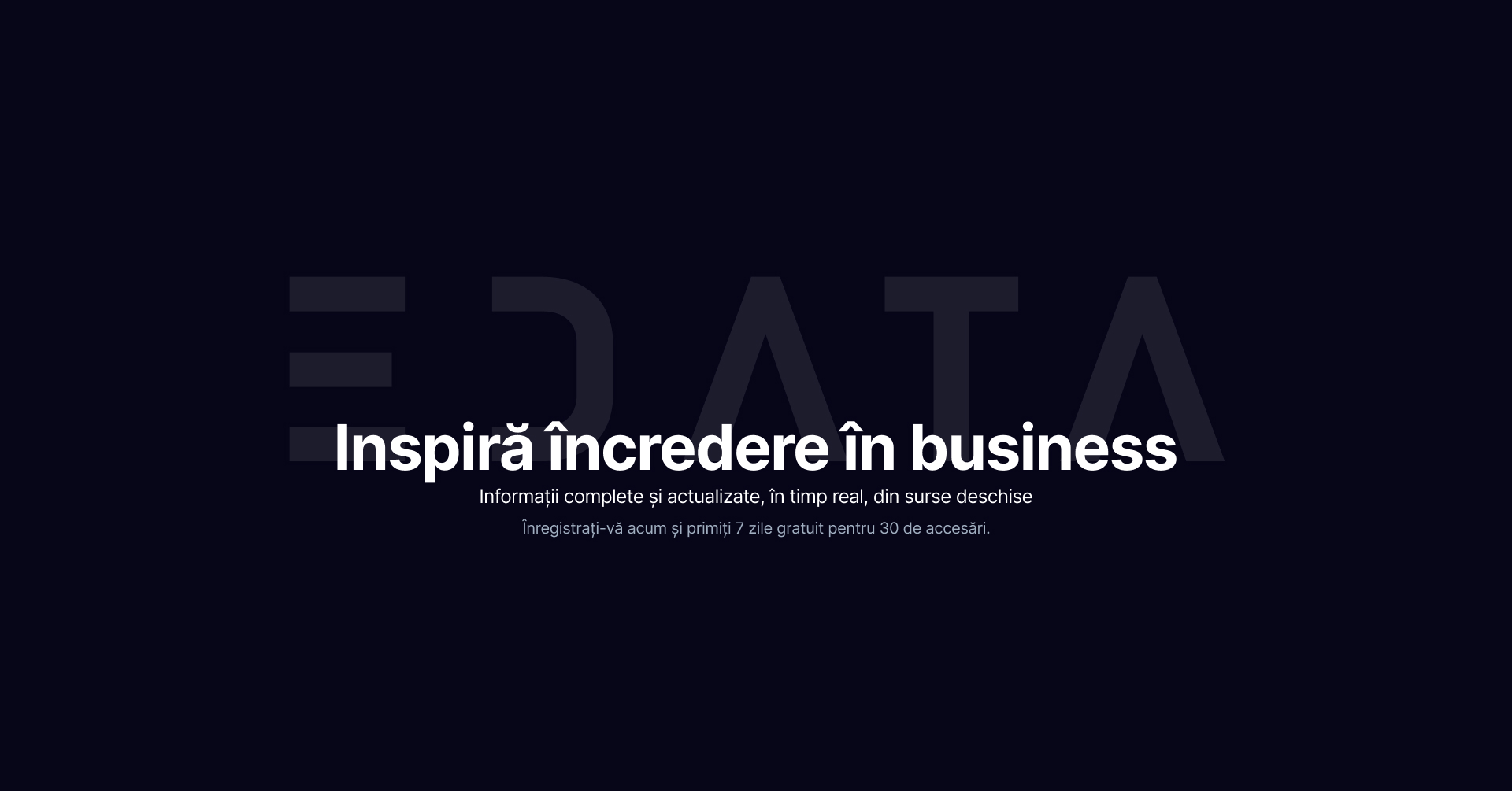 eData Inspiră încredere în business - Edata Business